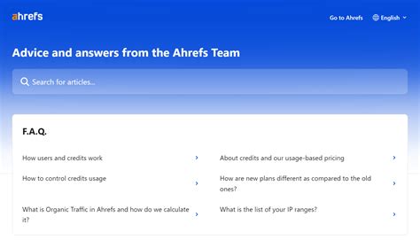 Ahrefs Docs.